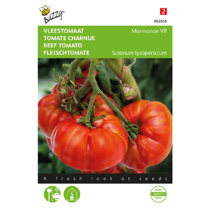 Buzzy - Vleestomaat zaden Marmande VR | 2 gram